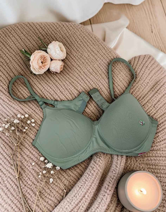 PADDED BRA V-MAX PASTEL GREEN E6071-E6072 310526BR