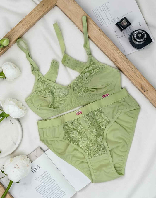 BRA N PANTY COMBO V-MAX PISTA GREEN (E6075-E6076) 310526BP