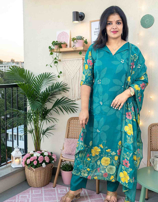 READY TO WEAR JADE GREEN E7158 250726RW - ELENTRA DESIGNS BY NIMI HEINS