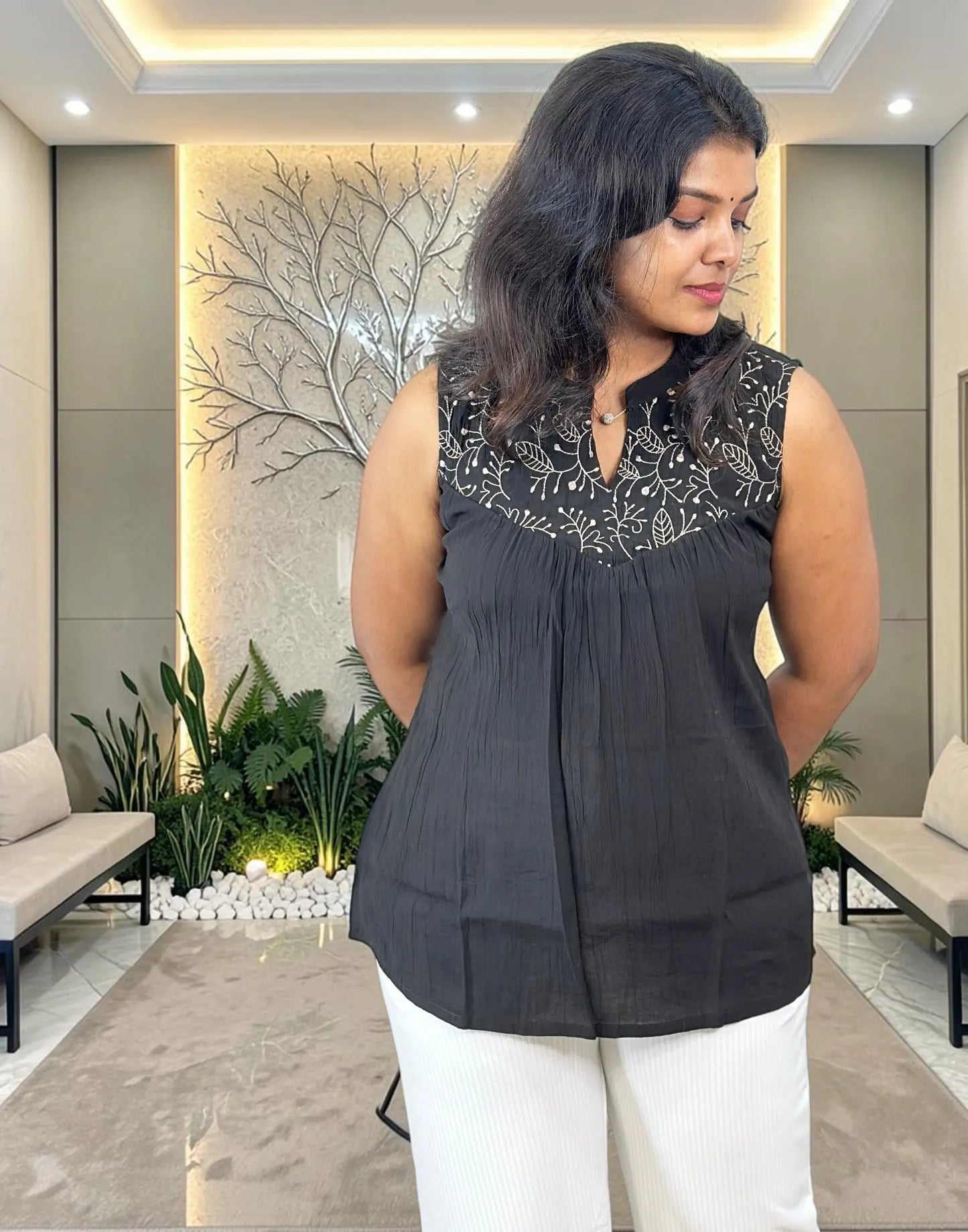 SHORT TOP BLACK E7167 060826ST