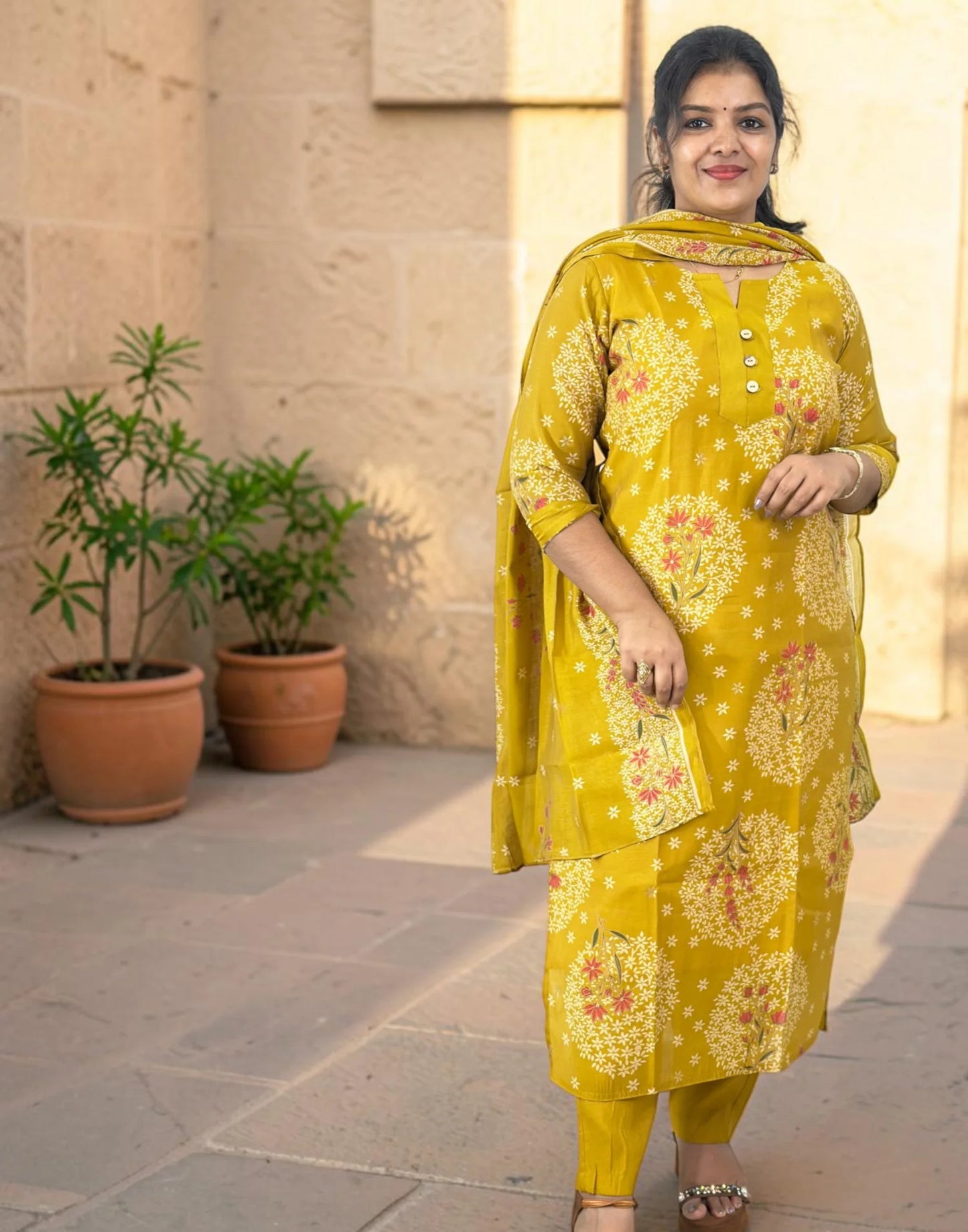 READY TO WEAR MUSTARD YELLOW E7192 070826RW