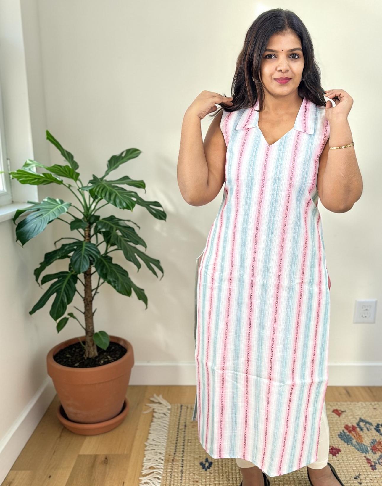 KURTIS PINK E6880 080426K - ELENTRA DESIGNS BY NIMI HEINS