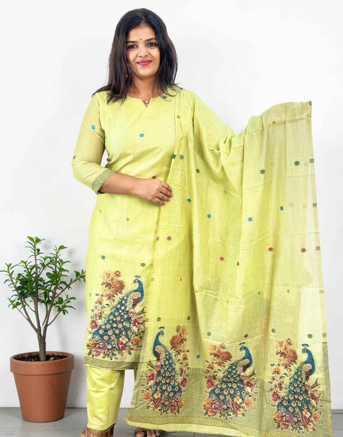 READY TO WEAR PARROT GREEN E6919 290426RW