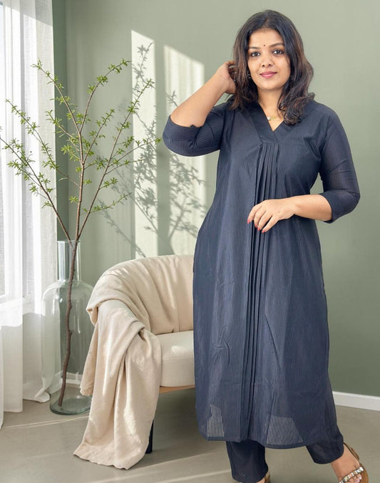 CO-ORD SET BLACK E6987 230526CS - ELENTRA DESIGNS BY NIMI HEINS