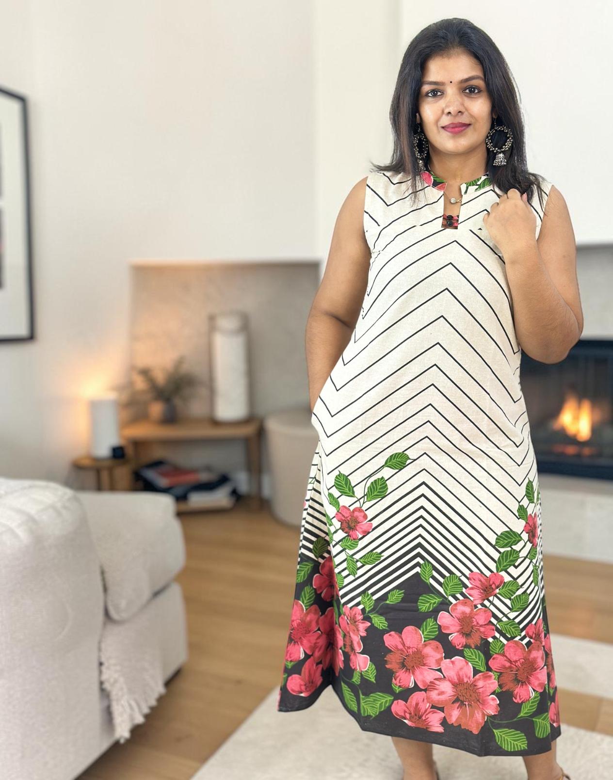 DRESSES A-LINE PINK E7004 250526AD - ELENTRA DESIGNS BY NIMI HEINS