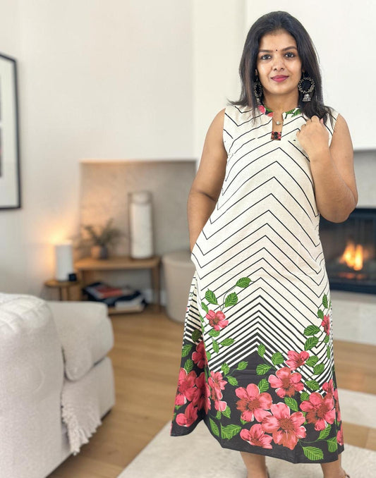 DRESSES A-LINE PINK E7004 250526AD - ELENTRA DESIGNS BY NIMI HEINS