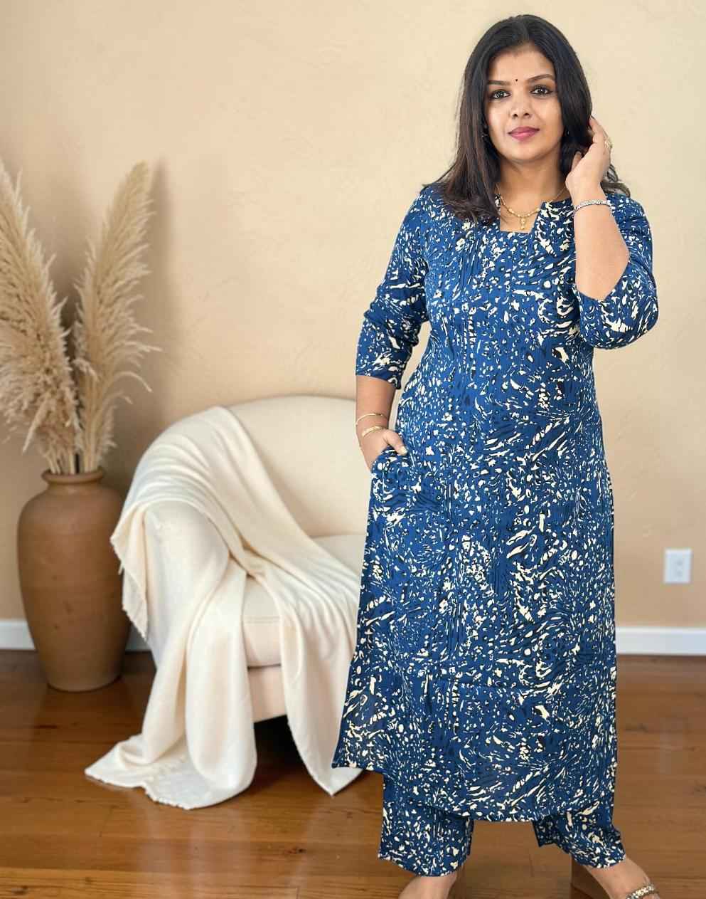 CO-ORD SET MIDNIGHT BLUE E7026 030626CS