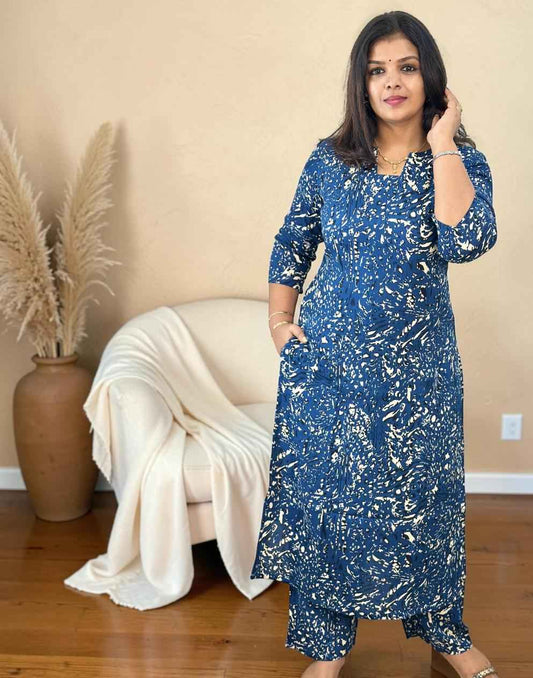 CO-ORD SET MIDNIGHT BLUE E7026 030626CS