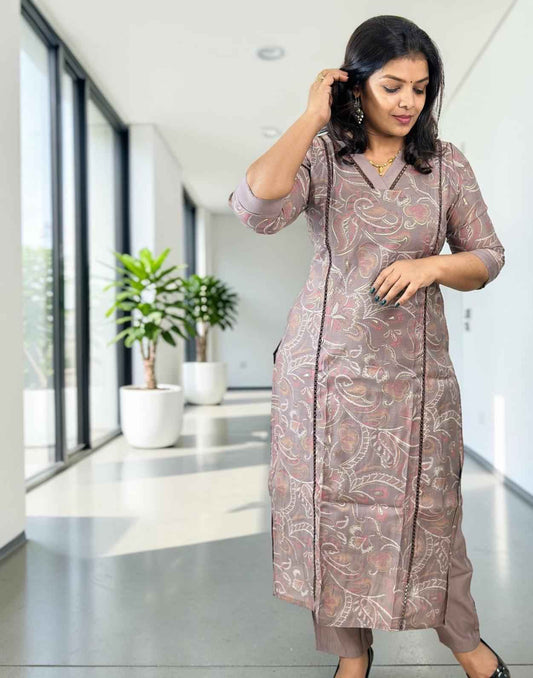 KURTI SET MUD GRAY E7029 040626KS