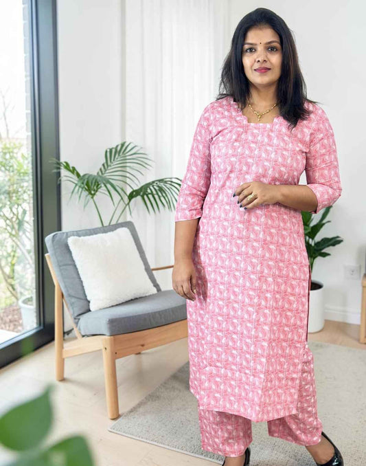 CO-ORD SET PINK E7030 070626CS