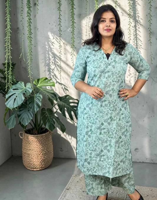 CO-ORD SET GREEN E7031 070626CS