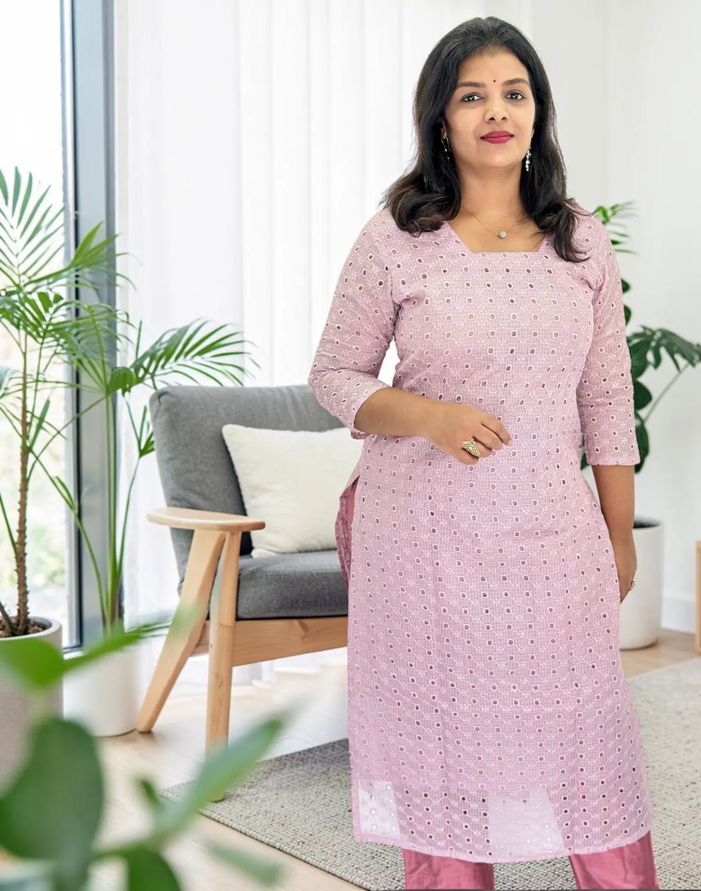 KURTIS CHAMPAGNE PINK E7040 110626K - ELENTRA DESIGNS BY NIMI HEINS