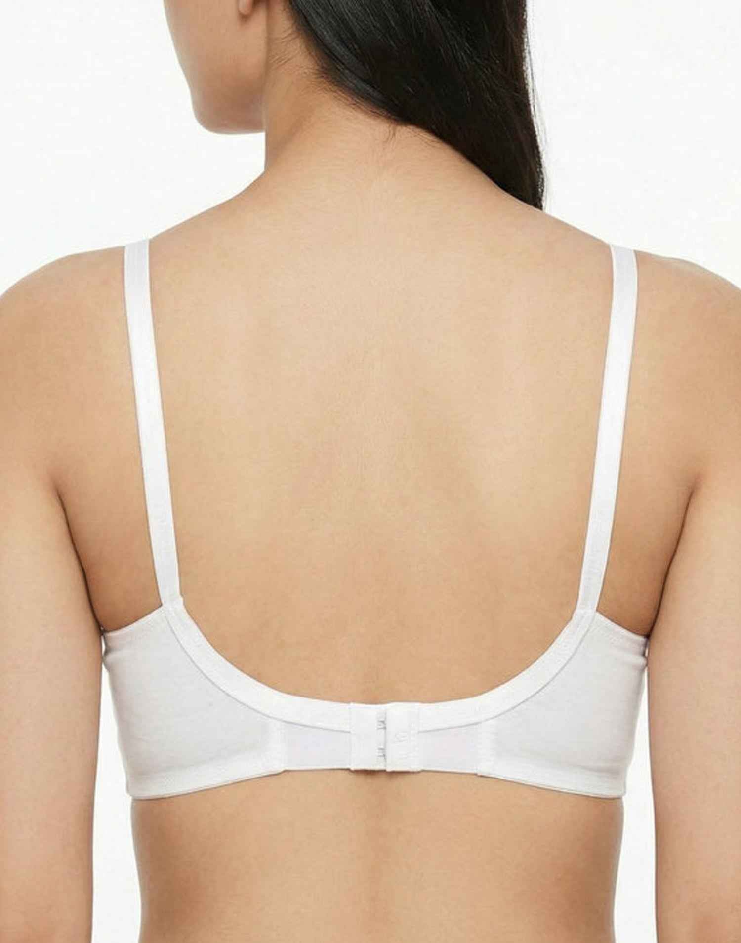 NON PADDED COTTON ROUND STITCH BRA BRIDA KAVYA XTRA SOFT WHITE B4U577 070726BR