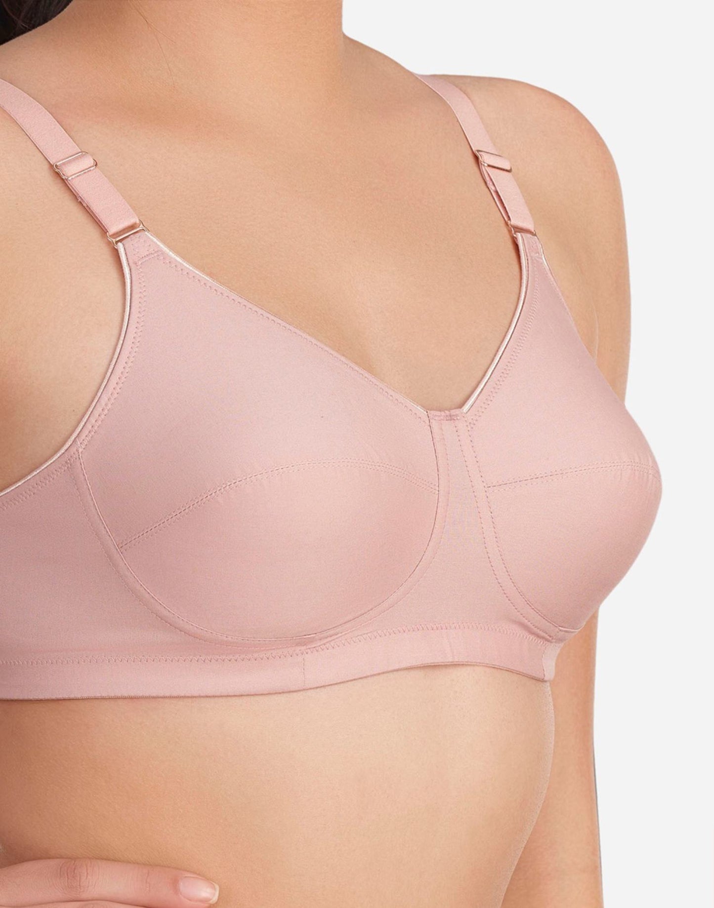 NON PADDED BRA VSTAR CLASSIC COMFORT MISTY ROSE E7065 250626BR