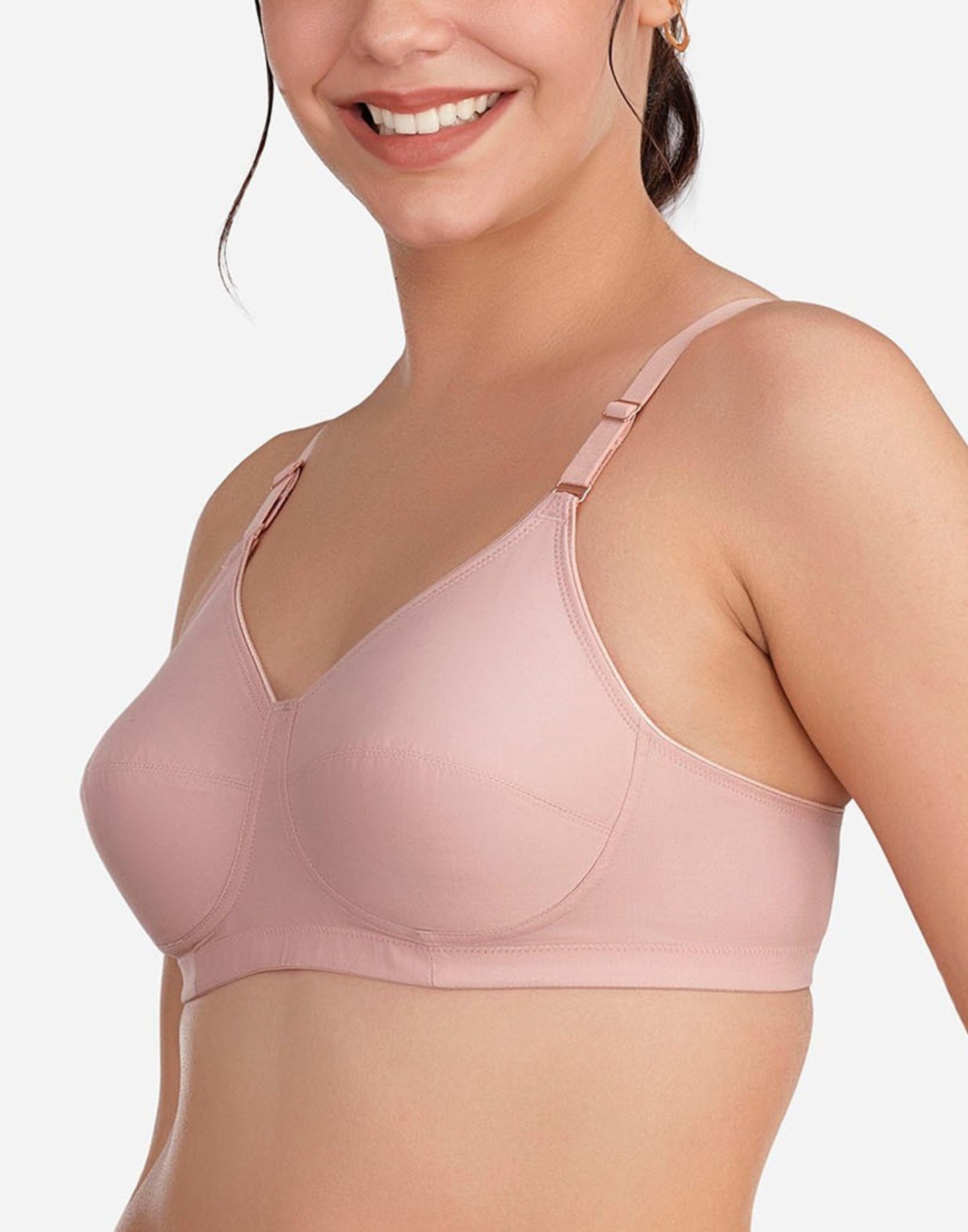 NON PADDED BRA VSTAR CLASSIC COMFORT MISTY ROSE E7065 250626BR