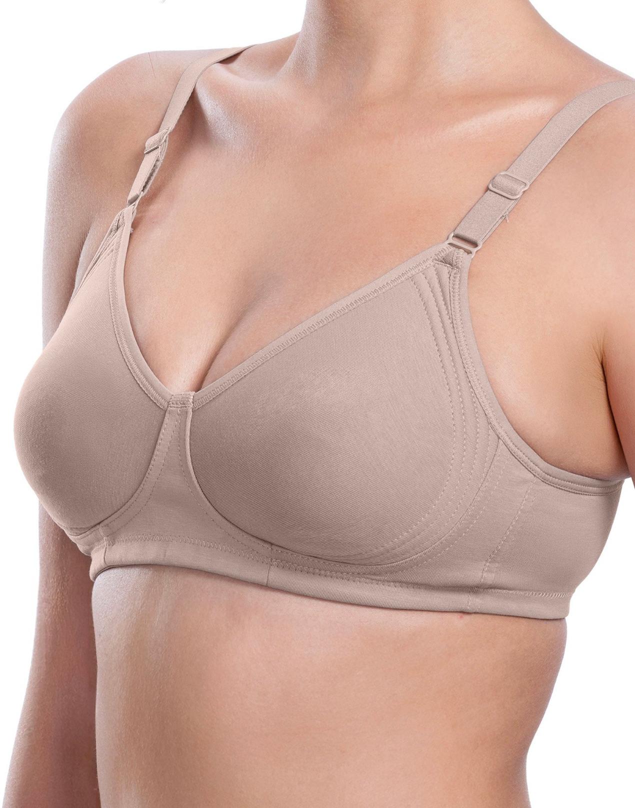NON PADDED BRA VSTAR CIRCLE FIT MOCHA E6428 130626BR - ELENTRA DESIGNS BY NIMI HEINS