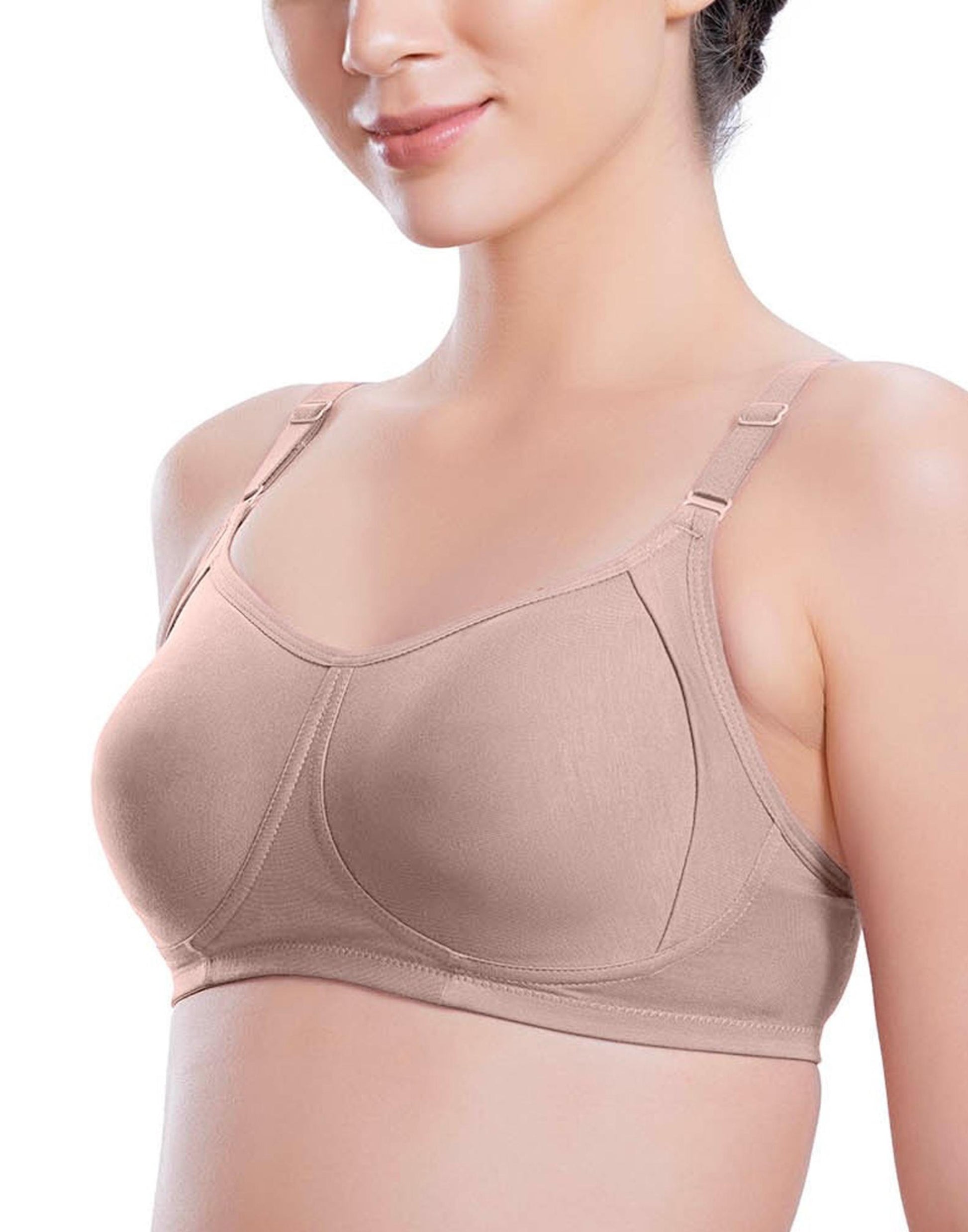 NON PADDED BRA VSTAR SHAPEUP MOULD MOCHA E6430 130626BR - ELENTRA DESIGNS BY NIMI HEINS