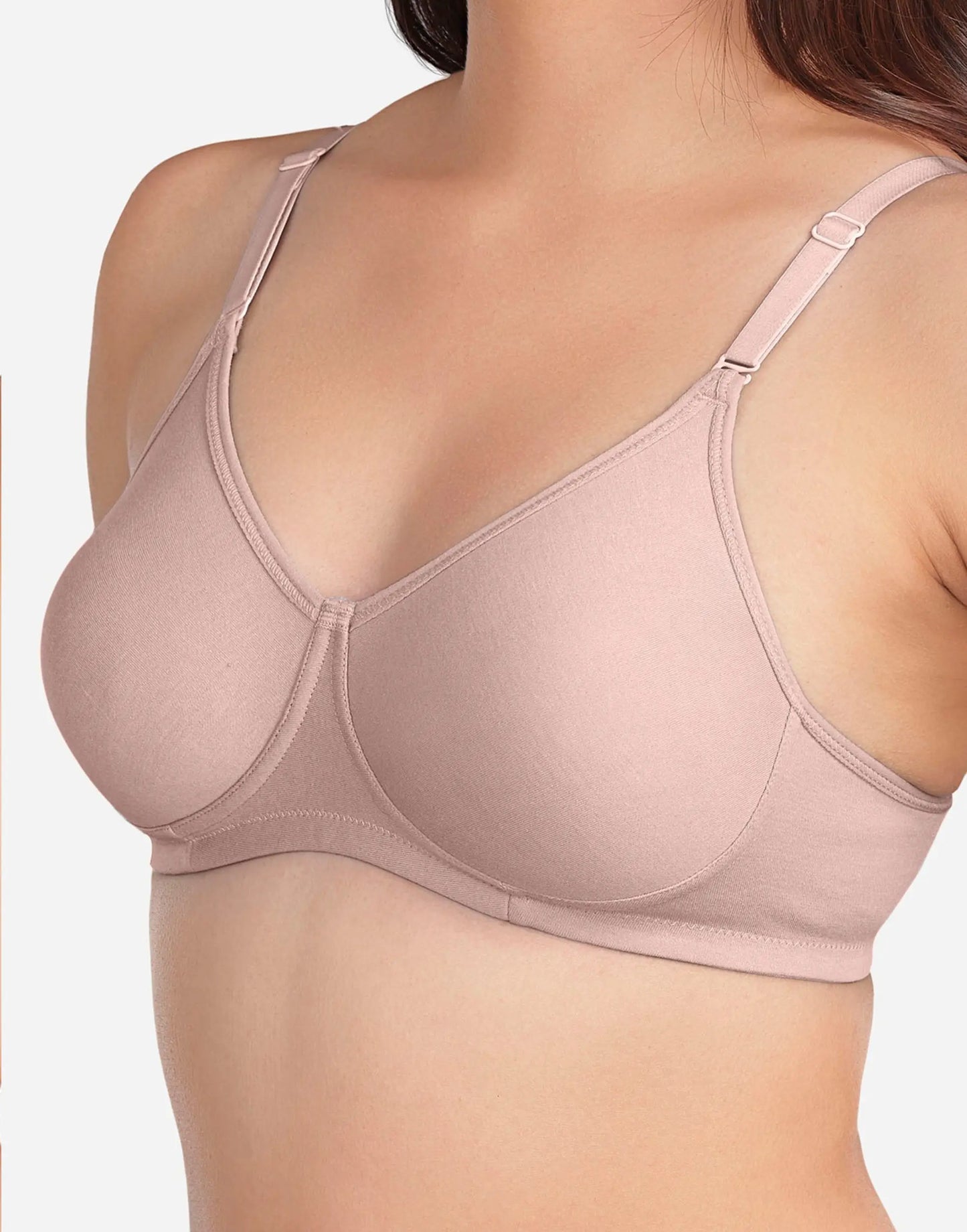 NON PADDED BRA VSTAR DAILY MOULD ESSENTIAL MOCHA E3429 130626BR - ELENTRA DESIGNS BY NIMI HEINS