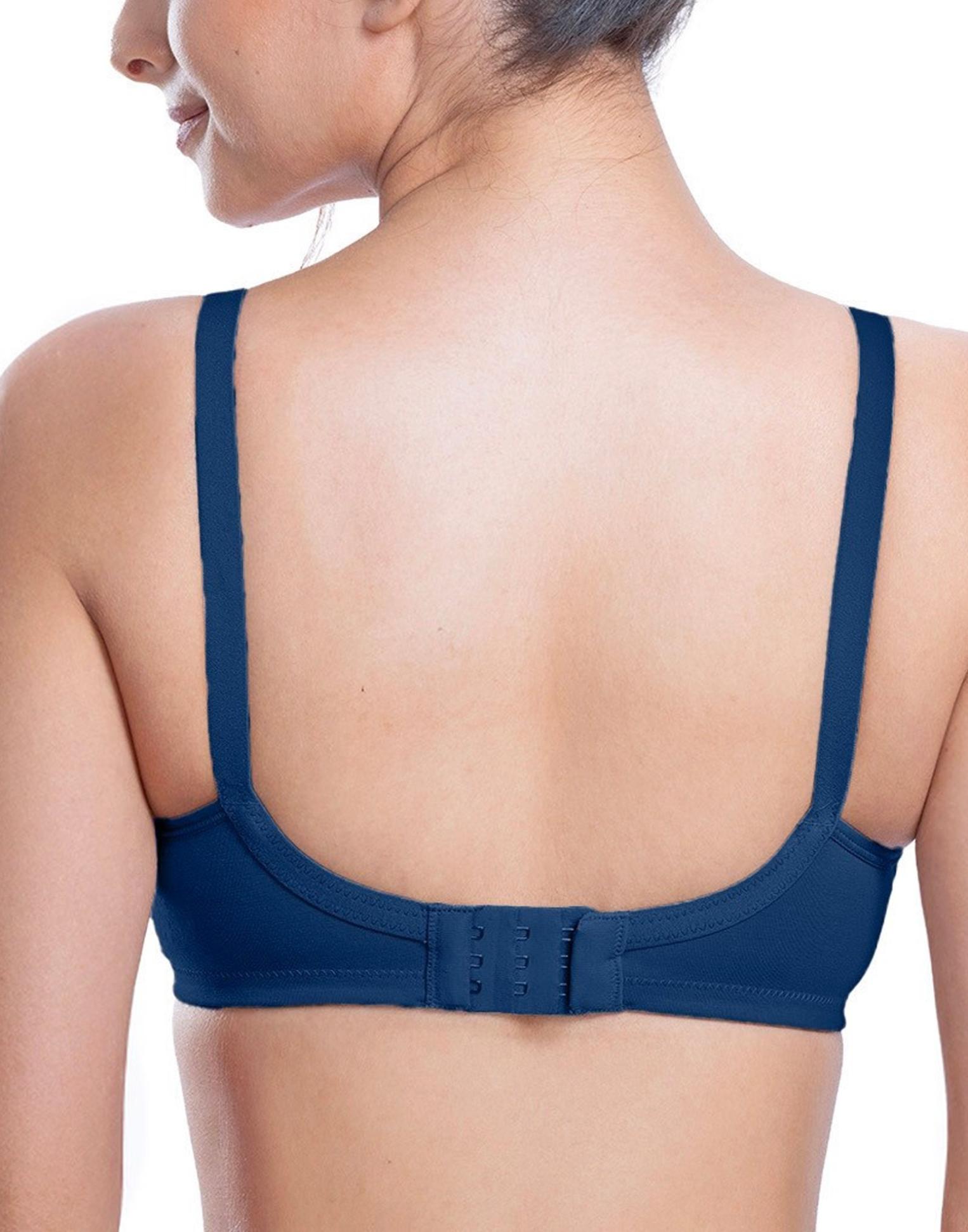 NON PADDED BRA VSTAR CIRCLE FIT NAVY E6428 130626BR - ELENTRA DESIGNS BY NIMI HEINS