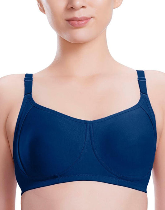 NON PADDED BRA VSTAR SHAPEUP MOULD NAVY E6430 130626BR - ELENTRA DESIGNS BY NIMI HEINS