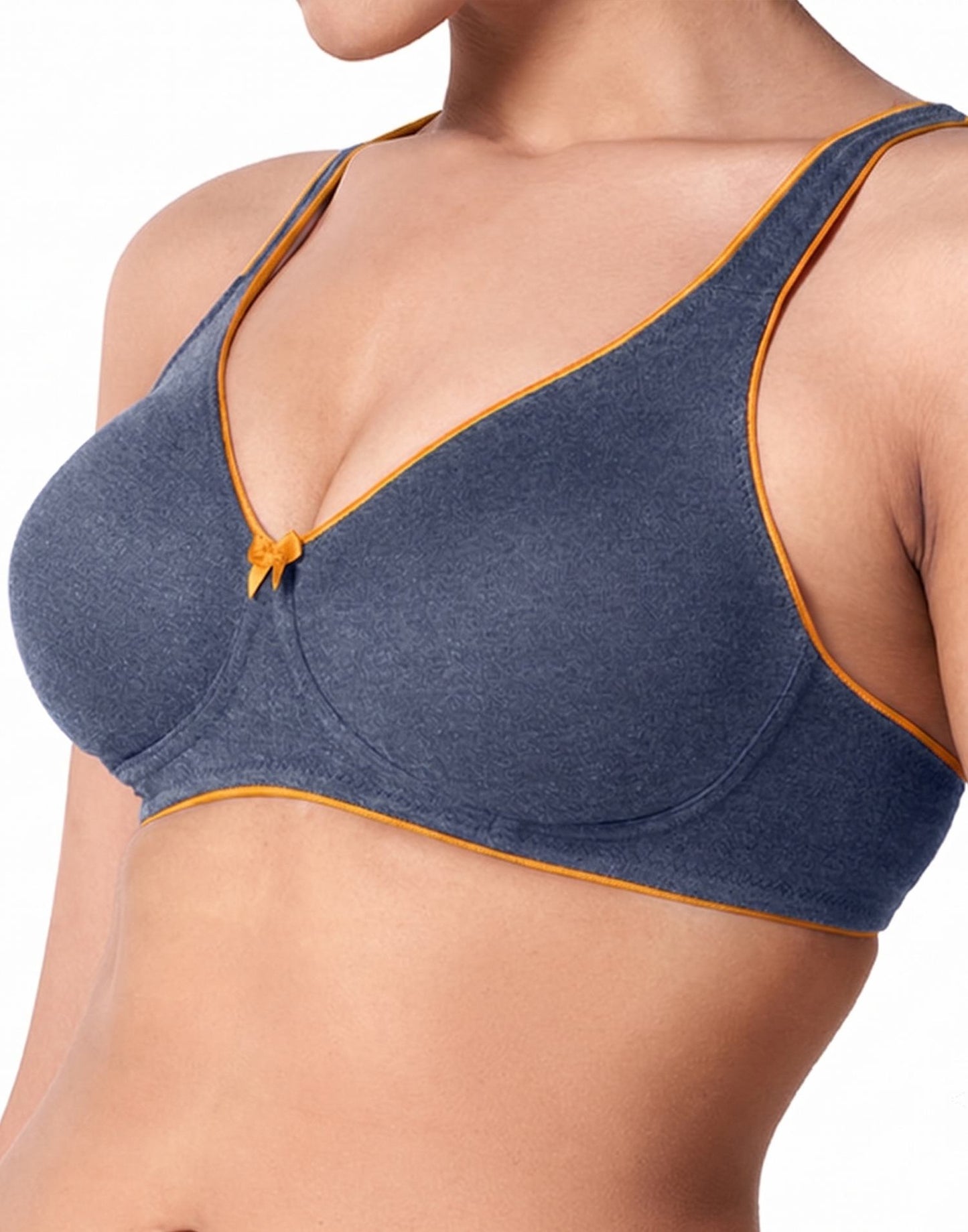 NON PADDED T-SHIRT BRA BLOSSOM BRILLIANT NAVY B4U1580 240625BR