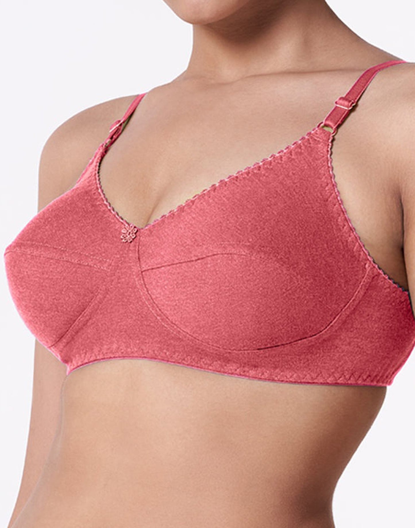 NON PADDED BRA BLOSSOM WINNERS PEACH MELANGE E1571 230626BR - ELENTRA DESIGNS BY NIMI HEINS