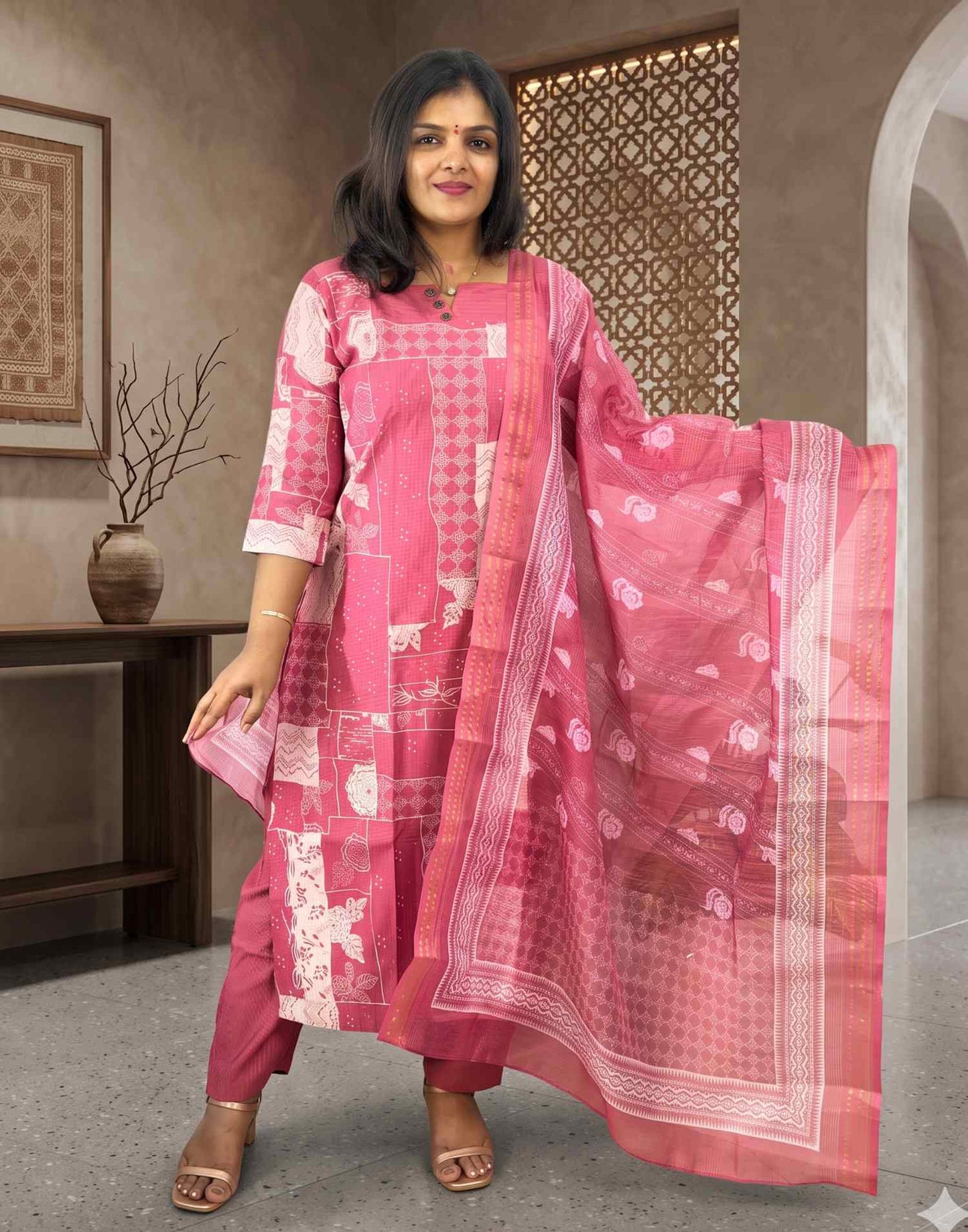 READY TO WEAR LOTUS PINK E7069 260626RW