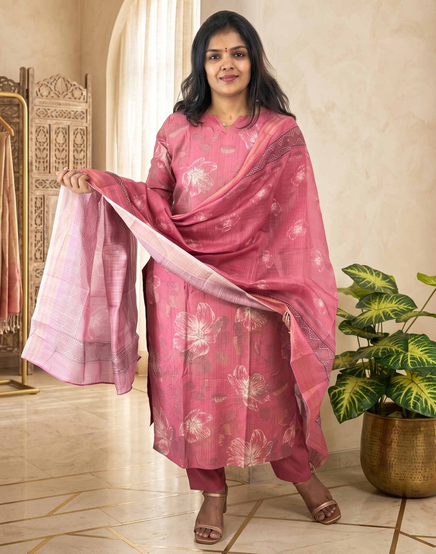READY TO WEAR LOTUS PINK E7069 270626RW - ELENTRA DESIGNS BY NIMI HEINS