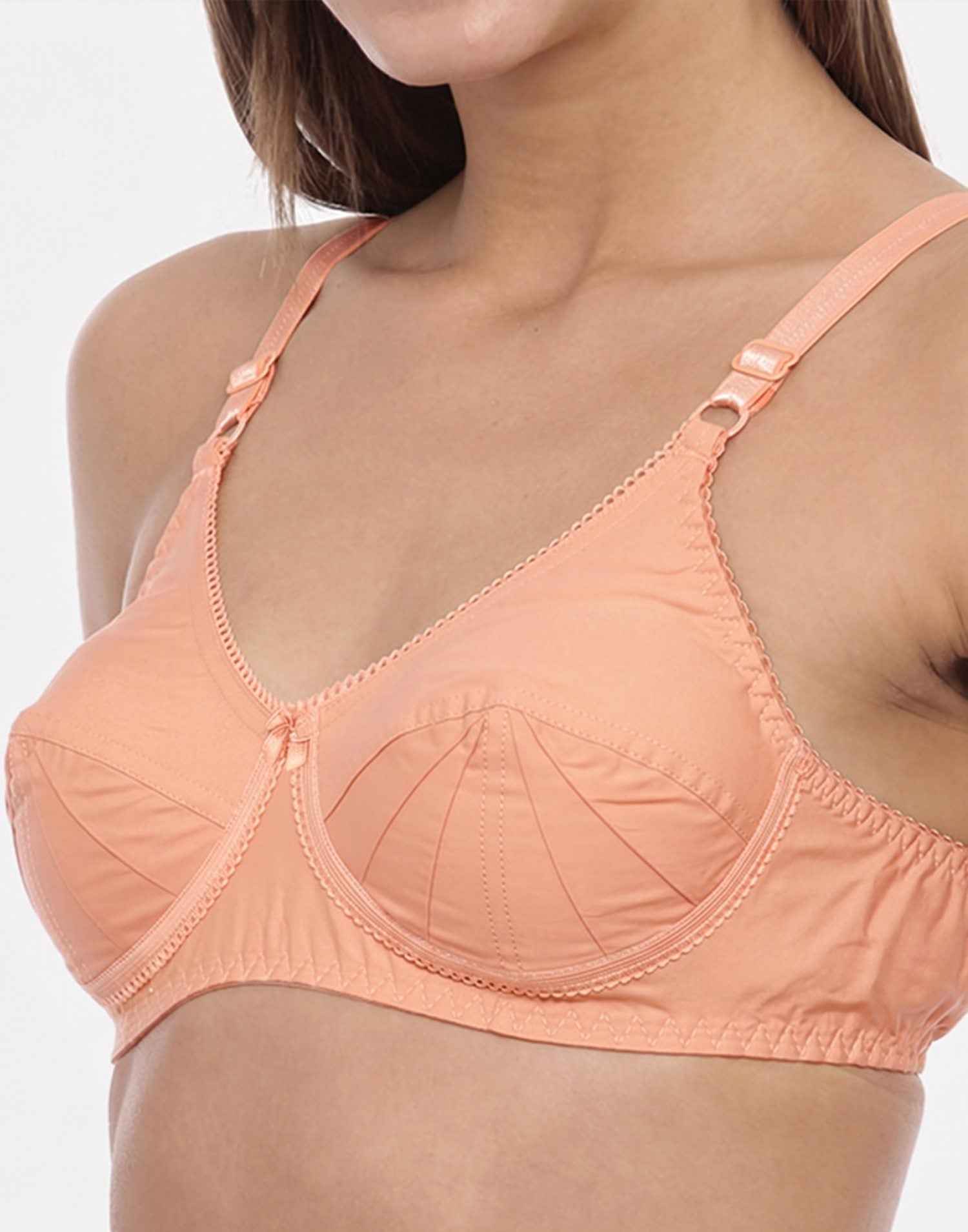 NON PADDED SAREE BRA BLOSSOM PEACH E3009-E3012 251025BR