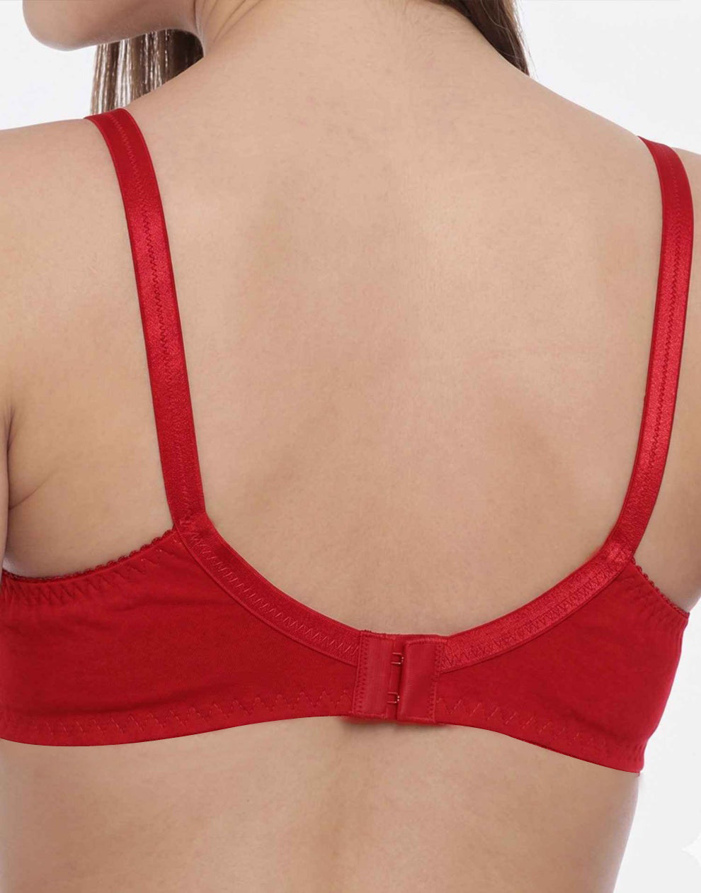 NON PADDED SAREE BRA BLOSSOM RED E3009-E3012 251025BR - ELENTRA DESIGNS BY NIMI HEINS