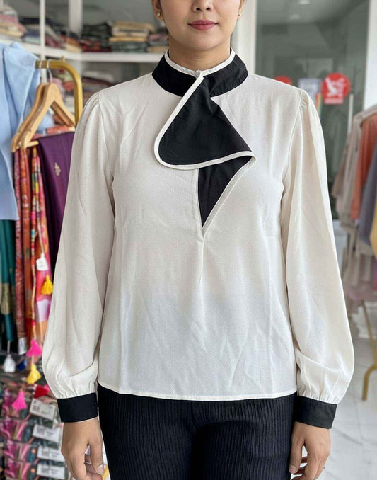 SHORT TOP OFF WHITE E4375 300626ST