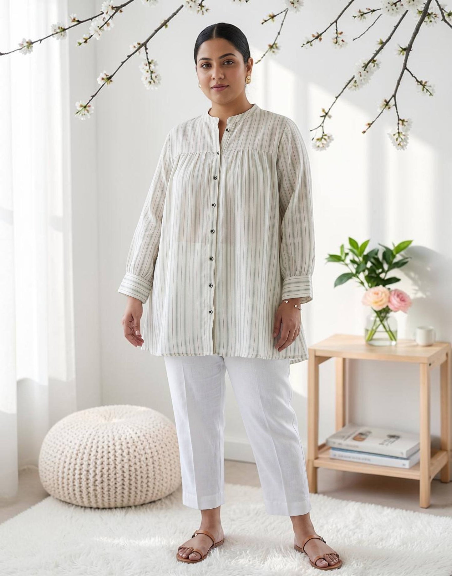 TUNICS OFF WHITE E5279 300626ST - ELENTRA DESIGNS BY NIMI HEINS