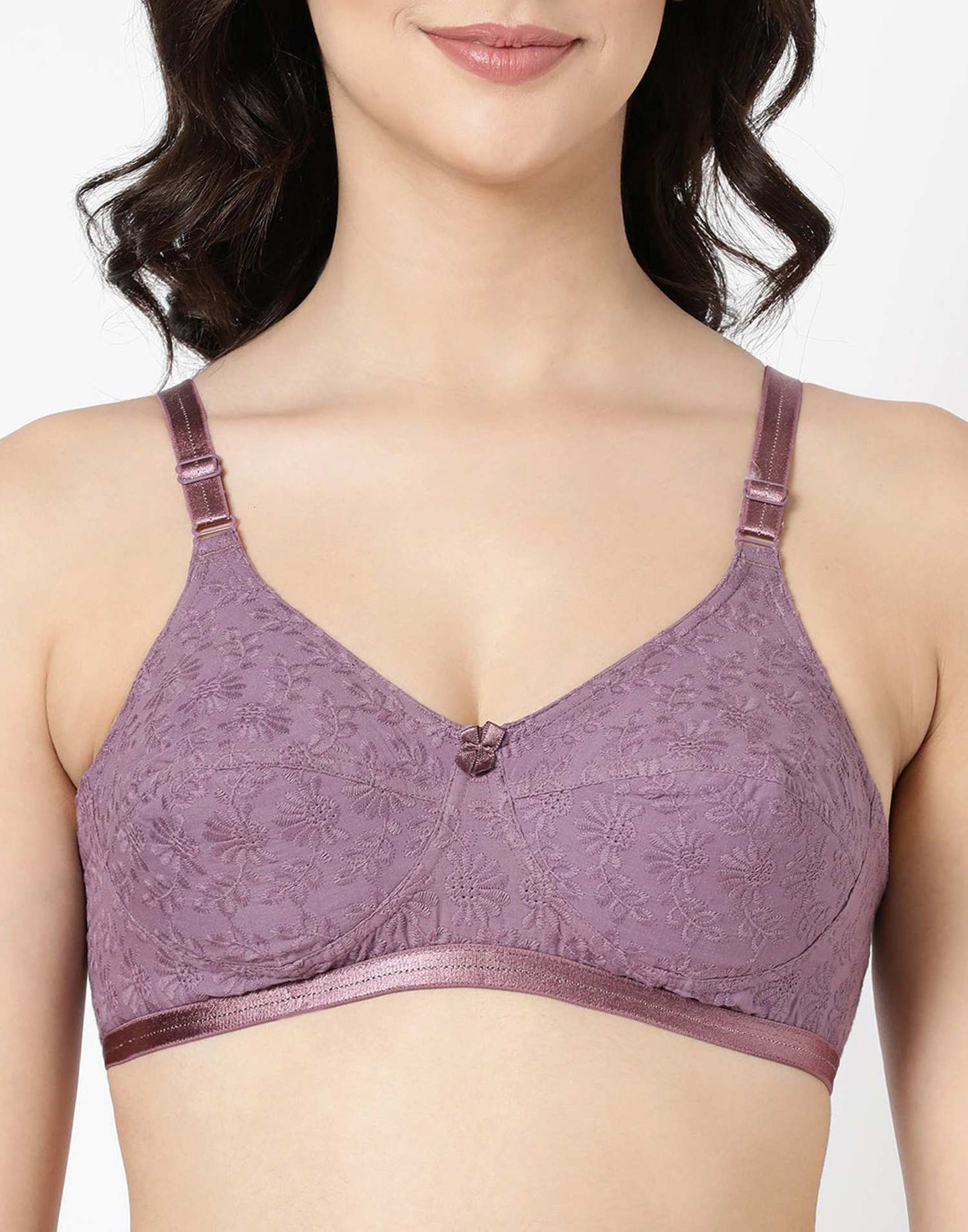 NON PADDED BRA BLOSSOM TRUST ME MAUVE E3174 251025BR