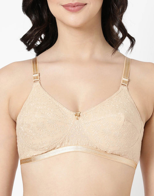 NON PADDED BRA BLOSSOM TRUST ME SKIN E3174 251025BR - ELENTRA DESIGNS BY NIMI HEINS