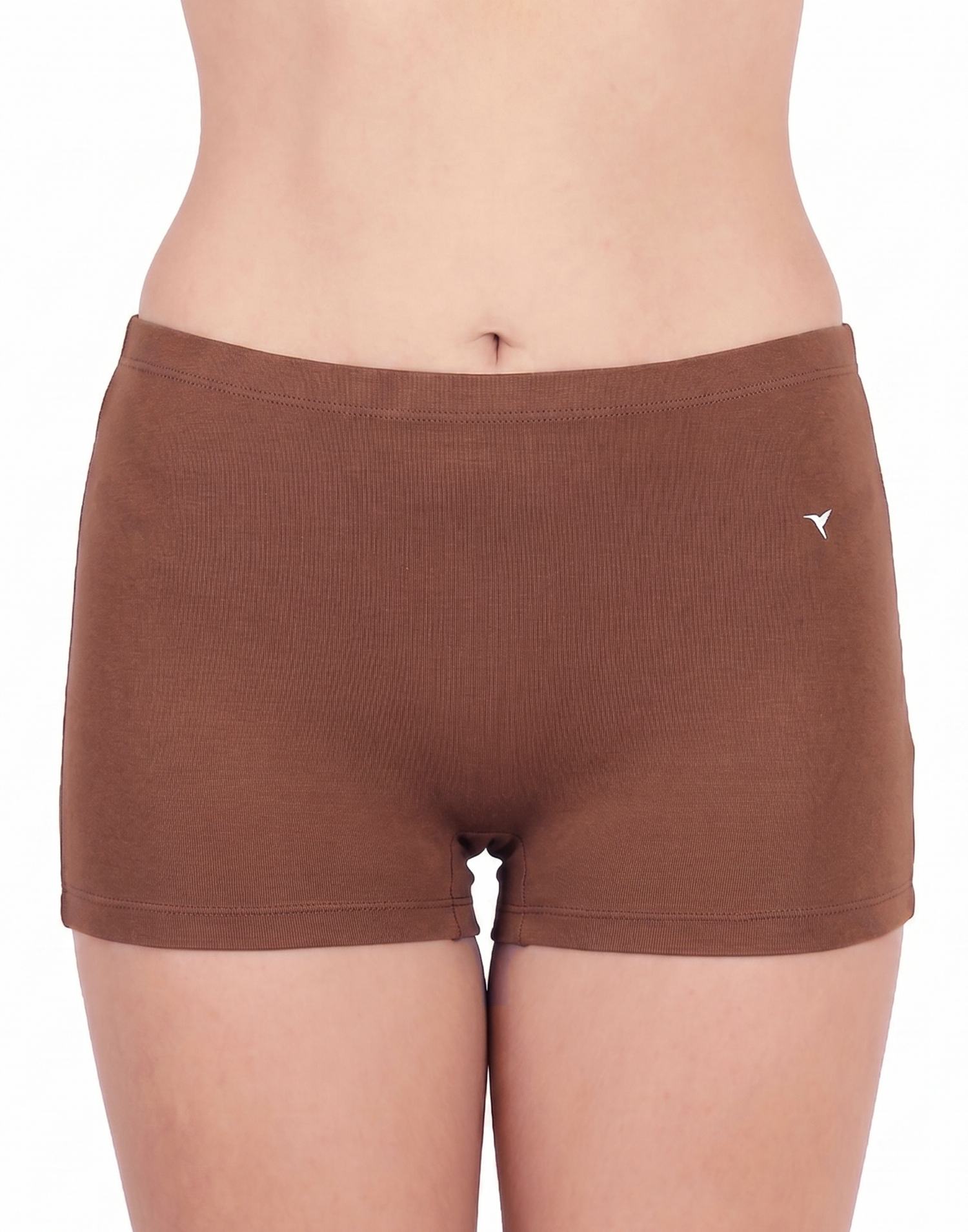 SHORTS PANTY BLOSSOM FEATHER LIGHT BROWN E6431 190925PS - ELENTRA DESIGNS BY NIMI HEINS