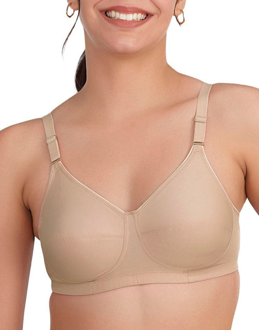 NON PADDED BRA VSTAR CLASSIC COMFORT BARK E7065 250626BR - ELENTRA DESIGNS BY NIMI HEINS