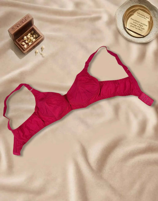 NON PADDED SAREE BRA COLLIN COUTURE HOT PINK E5461 120626BR