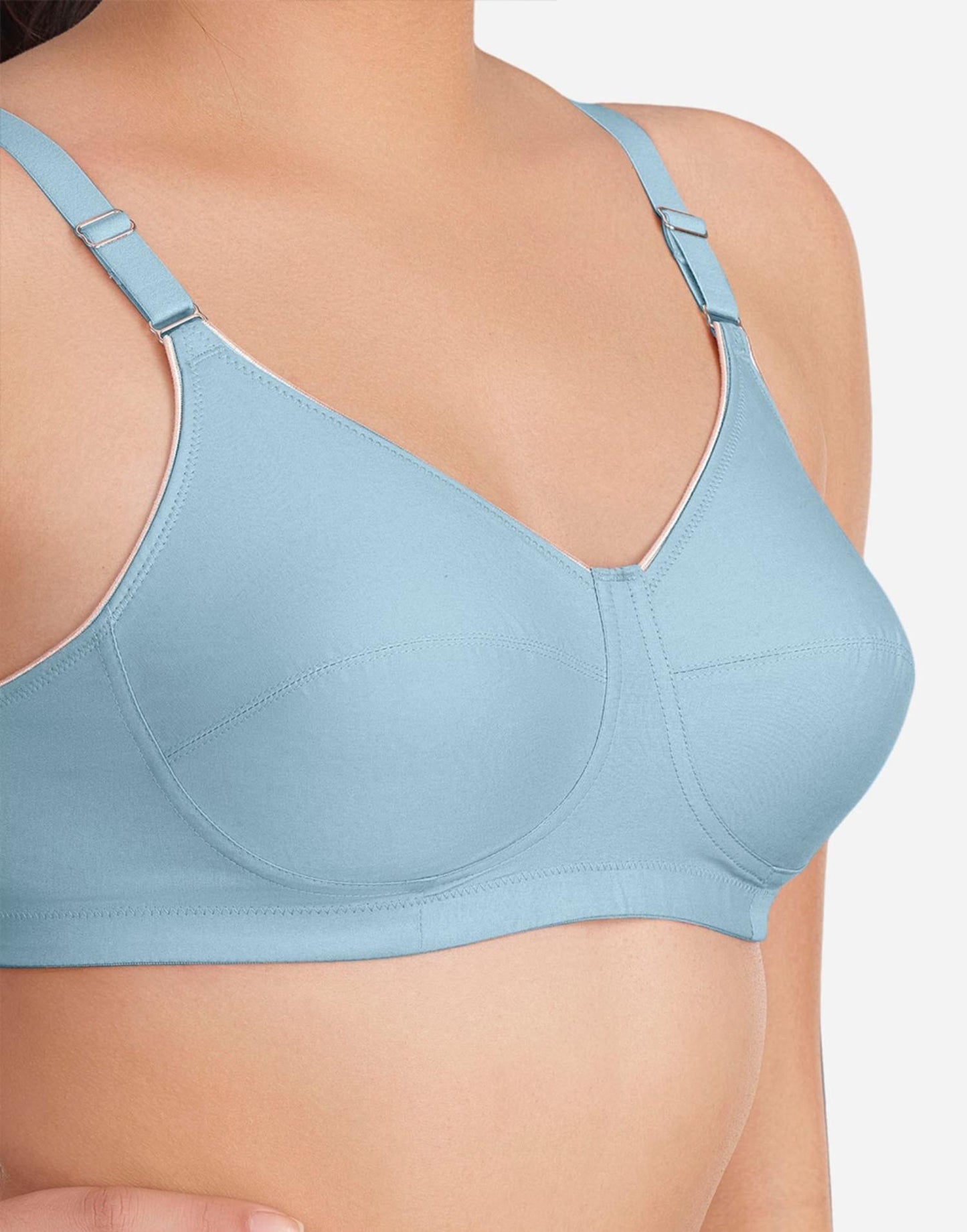 NON PADDED BRA VSTAR CLASSIC COMFORT CANAL BLUE E7065 250626BR