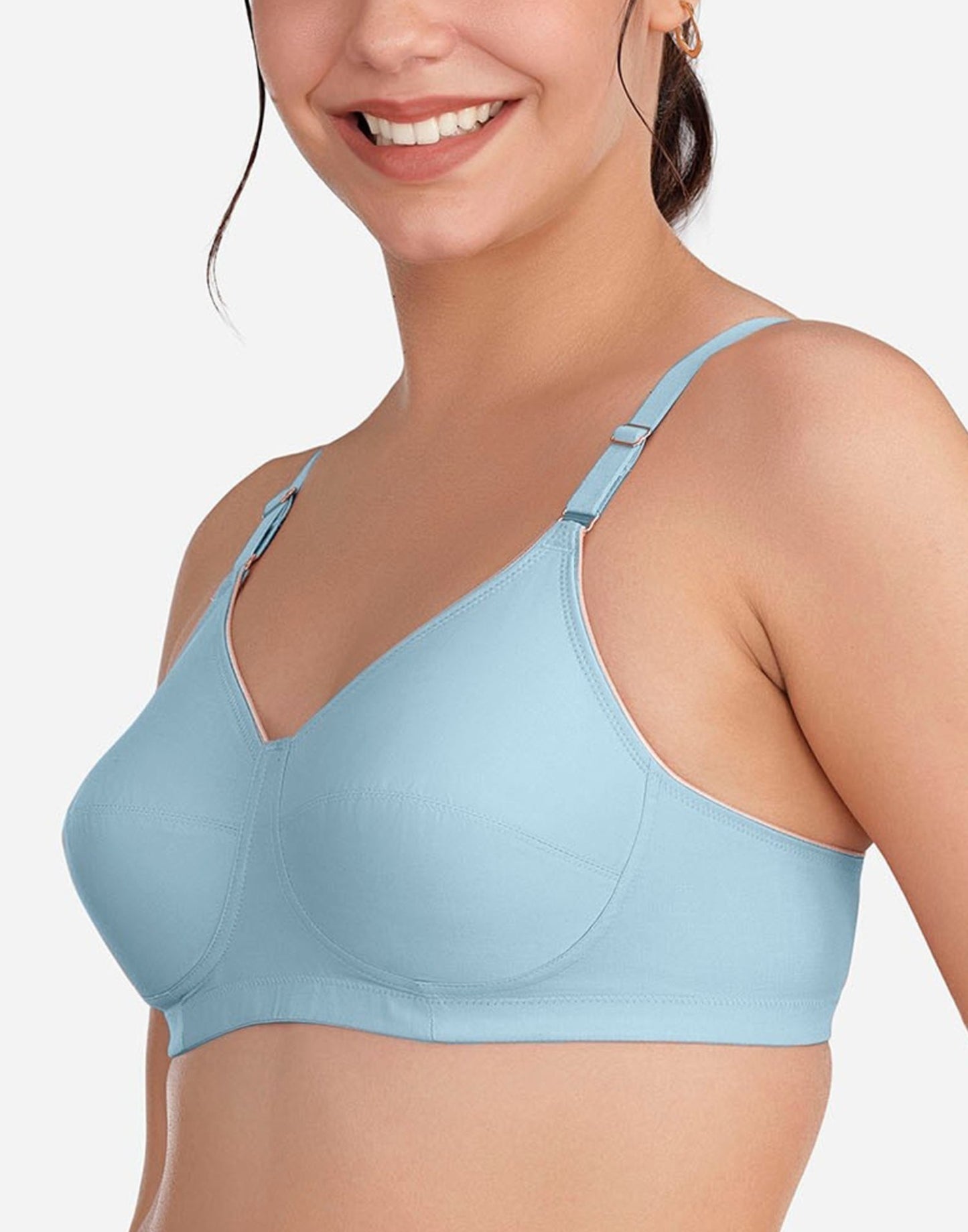 NON PADDED BRA VSTAR CLASSIC COMFORT CANAL BLUE E7065 250626BR