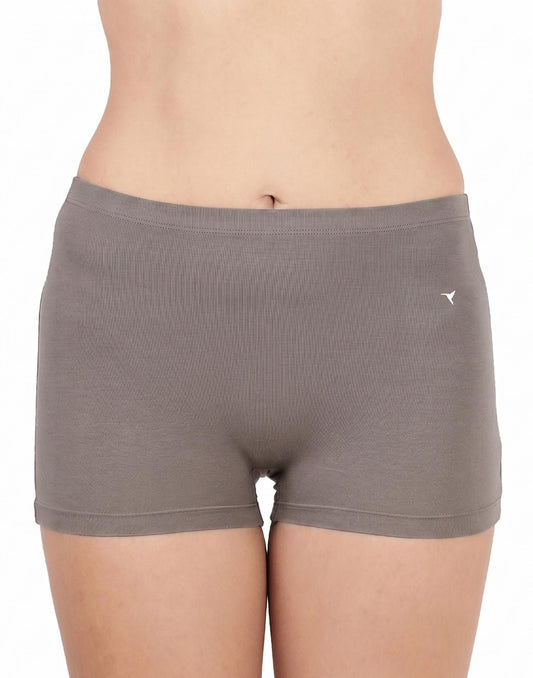 SHORTS PANTY BLOSSOM FEATHER LIGHT GRAY E6431 190925PS - ELENTRA DESIGNS BY NIMI HEINS