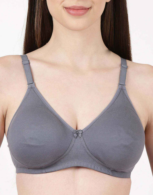 NON PADDED T-SHIRT BRA BLOSSOM QUILL SOFT STEEL GRAY B4U270 220625BR