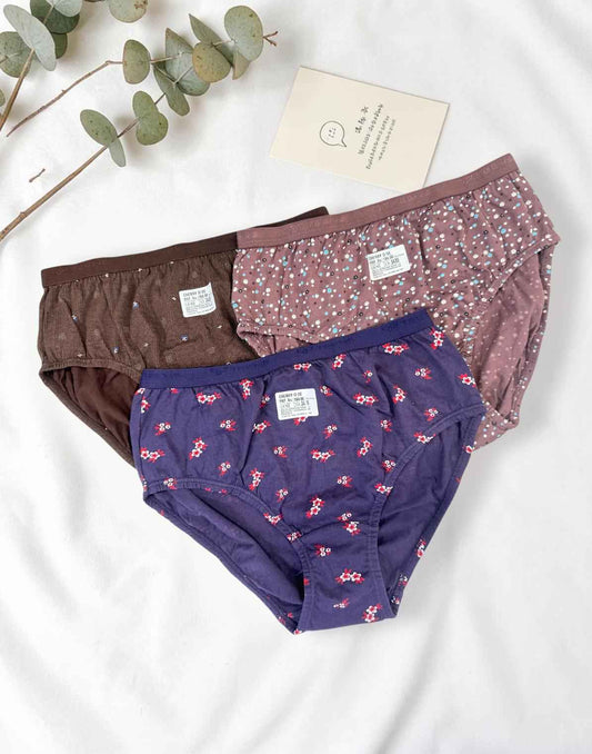 PANTY CHERRY TEENS LIFESTYLE ASSORTED 8 (PACK OF 3) E7022 040626PY