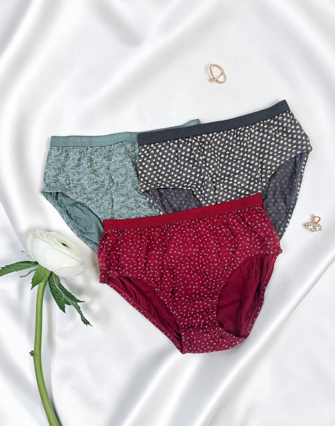 PANTY CHERRY TEENS LIFESTYLE ASSORTED 14 (PACK OF 3) E7022 040626PY - ELENTRA DESIGNS BY NIMI HEINS