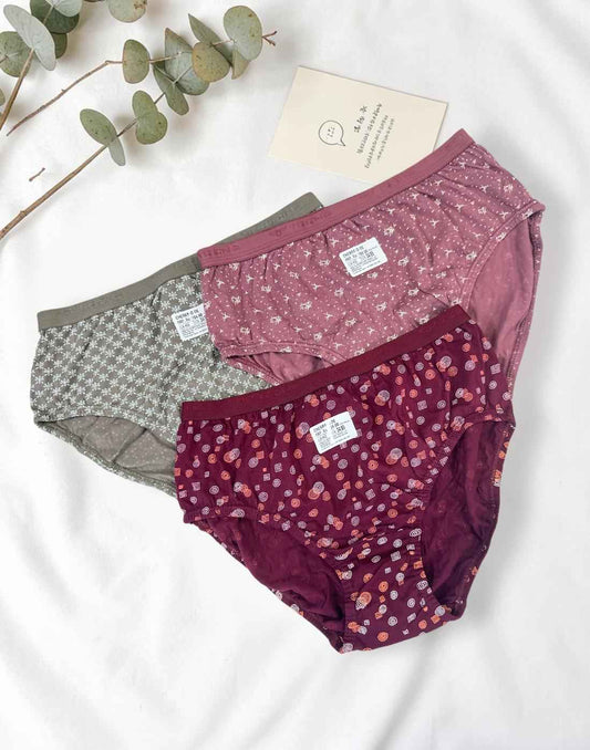 PANTY CHERRY TEENS LIFESTYLE ASSORTED 10 (PACK OF 3) E7022 040626PY