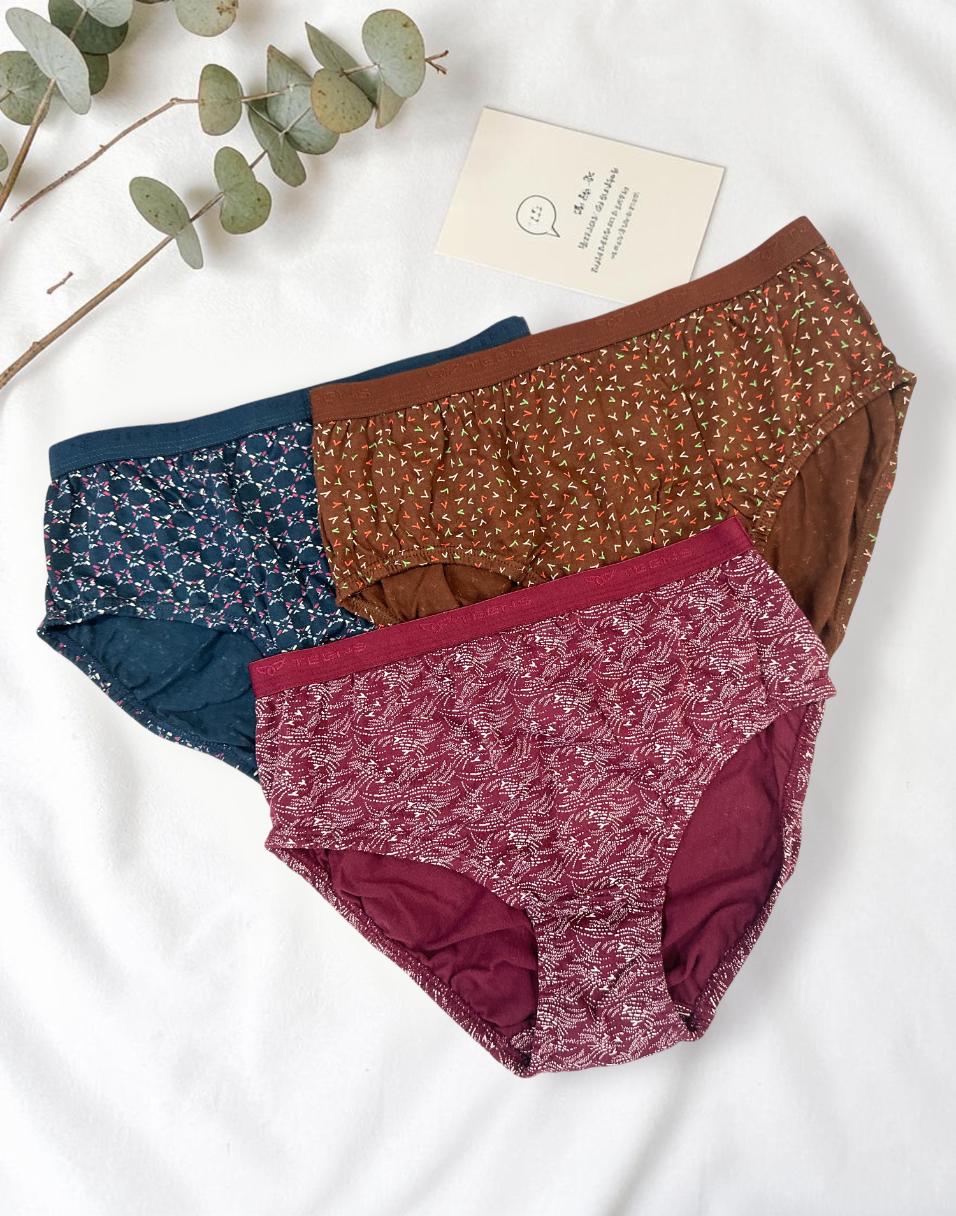 PANTY CHERRY TEENS LIFESTYLE ASSORTED 12 (PACK OF 3) E7022 040626PY - ELENTRA DESIGNS BY NIMI HEINS