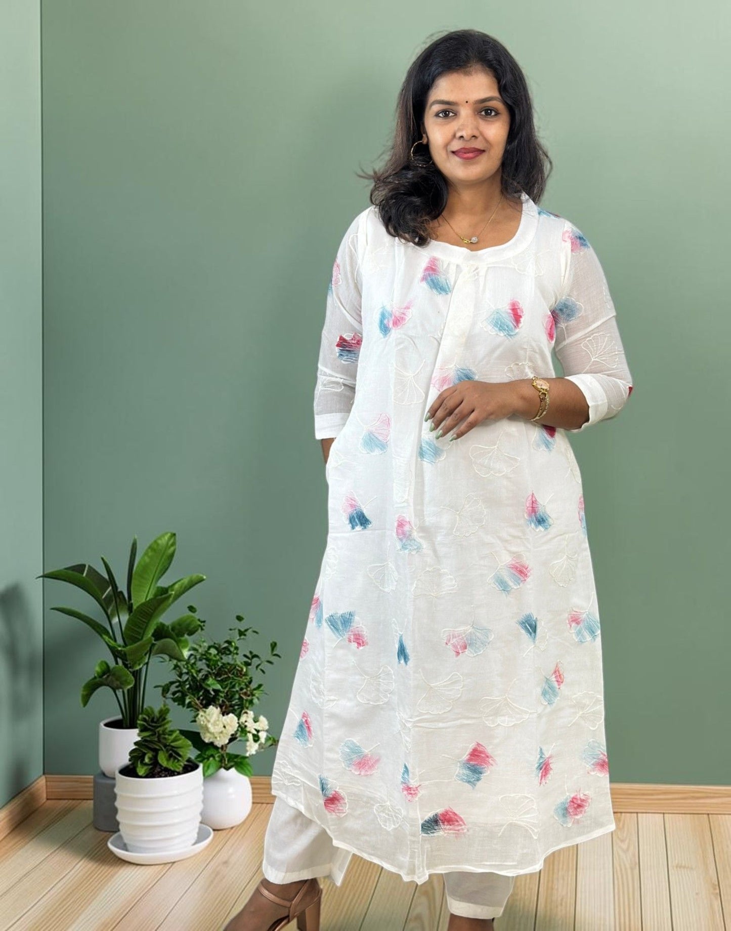 KURTI SET BLUE n PINK E7333 220926KS