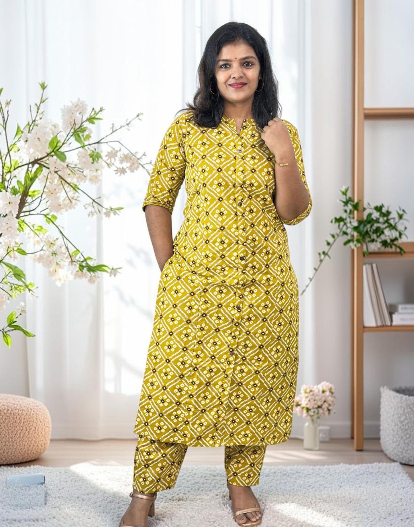 CO-ORD SET YELLOW E7328 190926CS