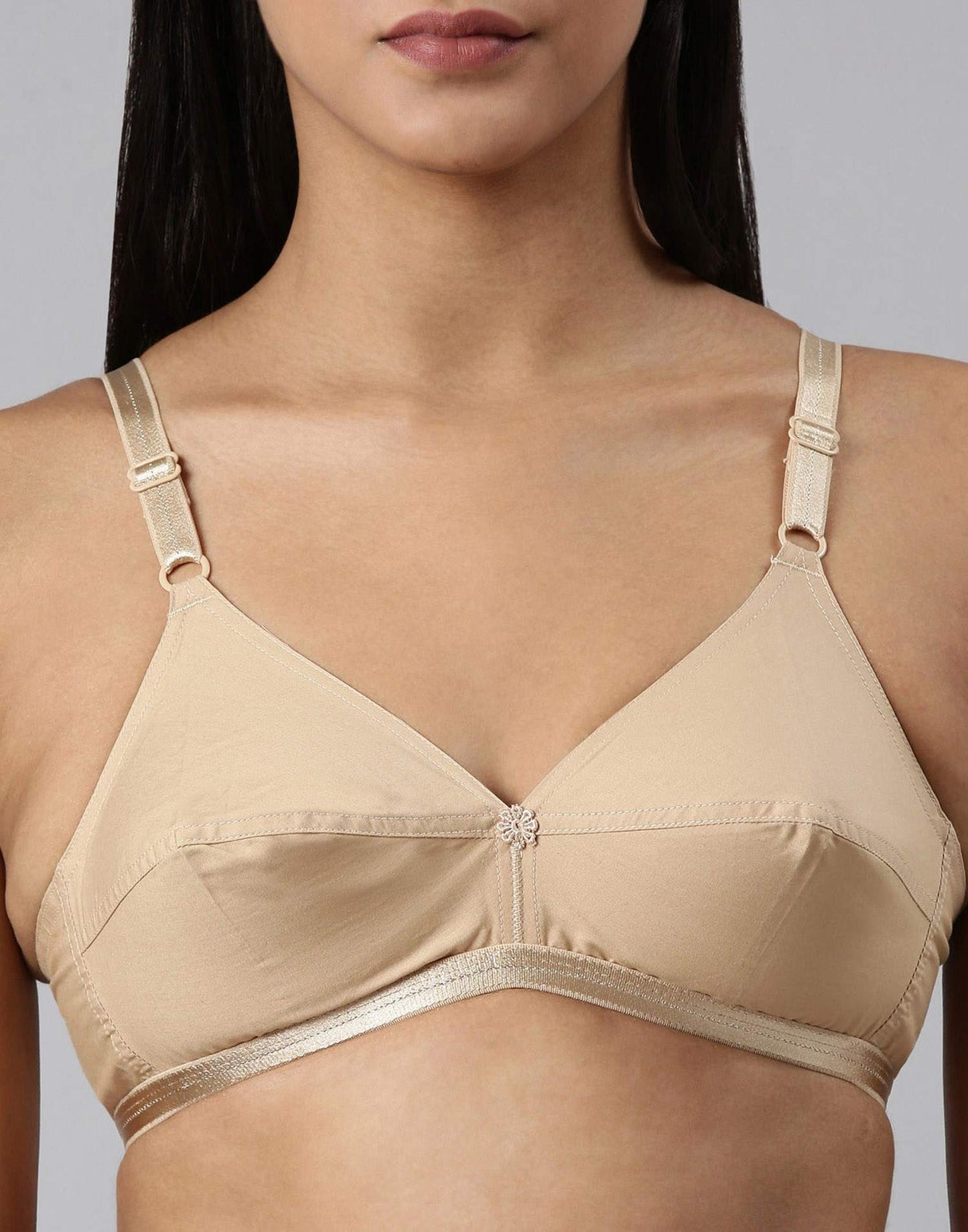NON PADDED BRA BLOSSOM JASMINE SKIN 251025BR - ELENTRA DESIGNS BY NIMI HEINS