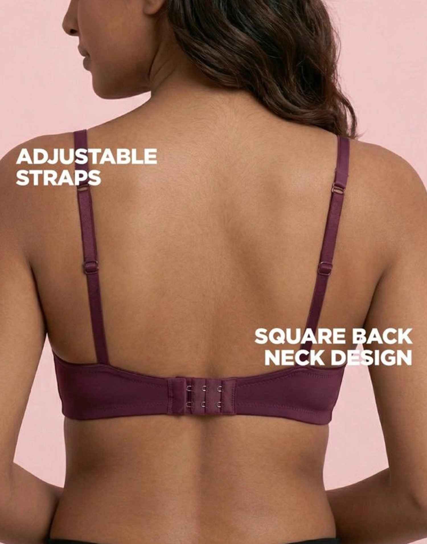 PADDED BRA BLOSSOM SOLACE WINE E3178 250626BR