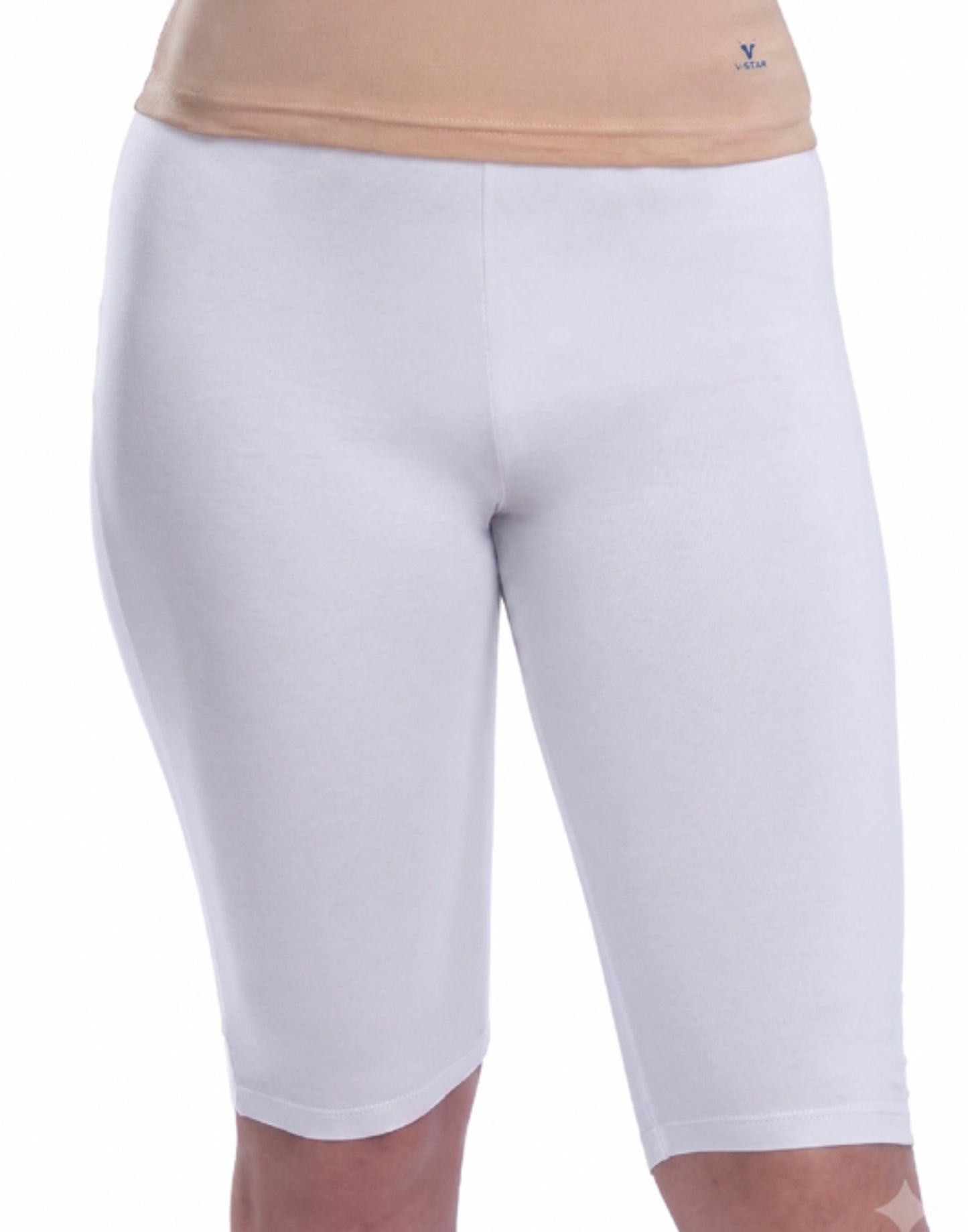 TIGHTS VSTAR KNEE LENGTH WHITE E7055-E7056 210626TS